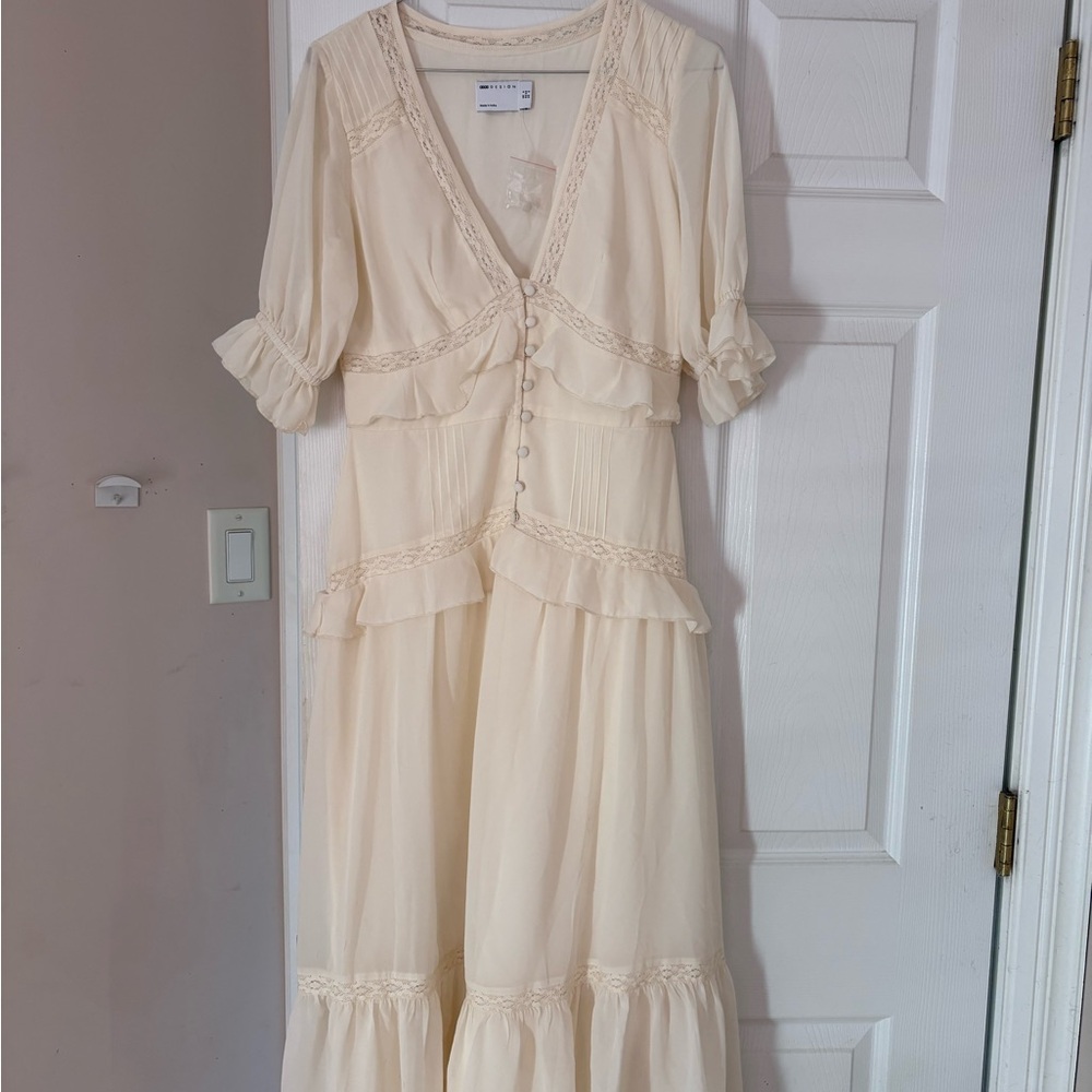 ASOS Design Cream Garment